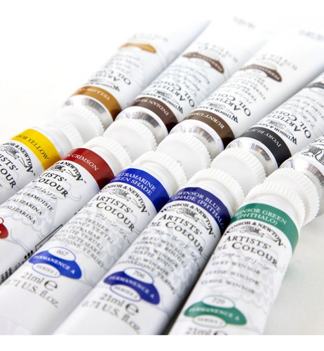 Estojo De Tinta Óleo Profissional Winsor & Newton C/10 Cores