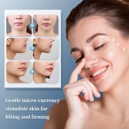 Masaje Facial Eléctrico Electrónico, Con Parches, 8 Modos