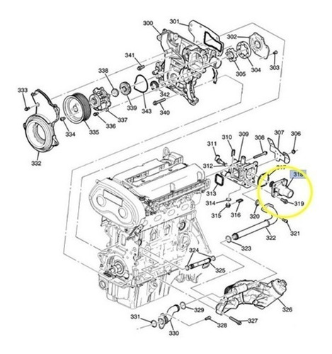 Termostato Acdelco Con Sensor Trax 1.8 2013 - 2018