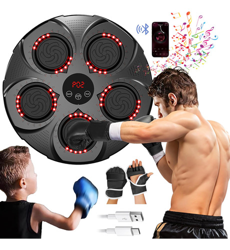 Máquina De Boxeo Karate Musical Boxing Electrónica Bluetooth