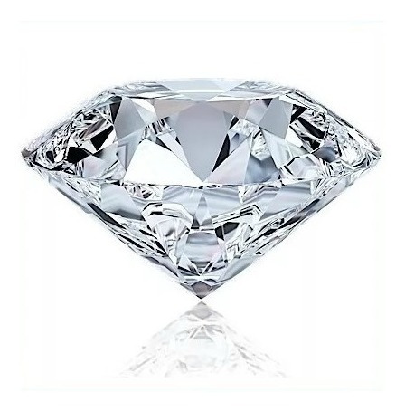 Diamante Moissanita Infinity Brilliant Corte Redondo .50ct 