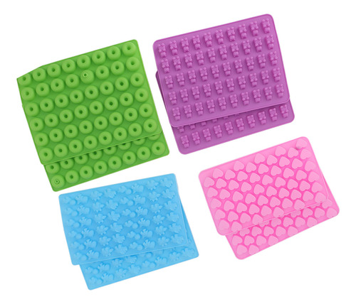 Molde De Silicona Para Caramelos Con Forma De Corazón, 10 Un