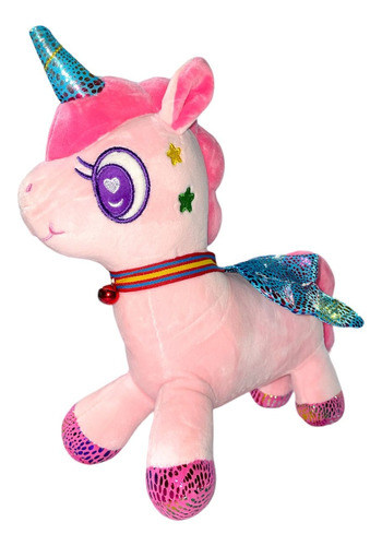 Peluche Unicornio Con Campanita 25 Cm Envio Gratis 