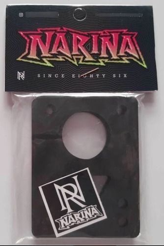 Imagem 1 de 2 de Pads 3mm Preto Skate Narina Original