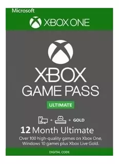 Xbox Live Gold + Game Pass Ultimate Código 12 Meses