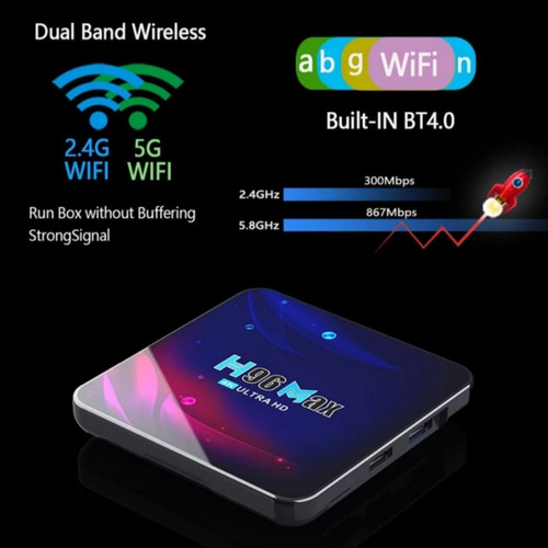 Imagen 6 de 6 de Tv Box Android 11.0 4k Ultra Hd