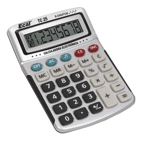 Calculadora Ecal Mediana Tc 25 8 Digitos