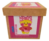 Comprar Accesorios Pato Lalafanfan Remera + Carterita Caja Madera