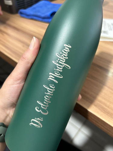 15 Garrafa Inox 750ml Com Alça - Personalizada
