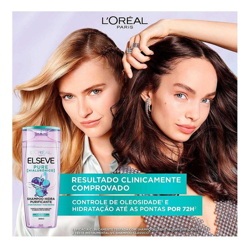 Shampoo Elseve Pure Hialuronico 200ml