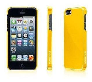 Funda Metálica Dausen iPhone 5/5s Tr-ri902yl Amarillo Distr