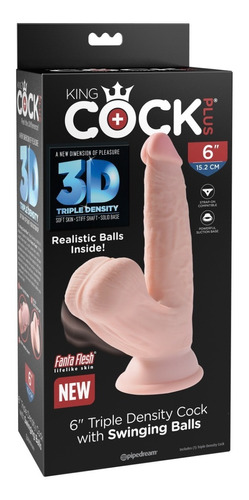  Consolador King Cock Plus 6 Dildos Realista Sexual, Sexshop