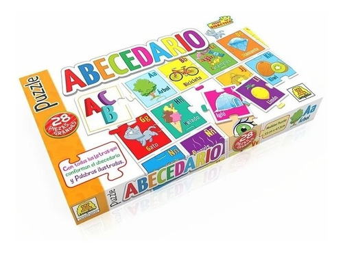 Imagen 1 de 3 de Juego De Mesa Didáctico Abecedario Puzzle Implas E.full