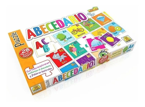 Juego De Mesa Didáctico Abecedario Puzzle Implas