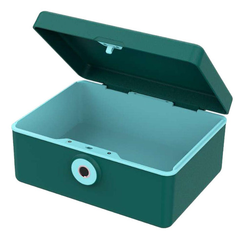 Ft Caja De Colección De Joyas Con Cerradura Capa Única Verde