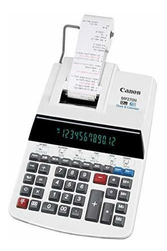 Calculadora De Impresión Canon Mp27dii, Gris