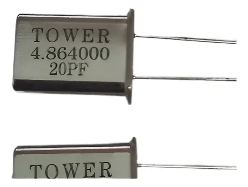 4 Miniatur-Quarzkristalle 25 MHz – HC49U-S, ±50 Ppm, Radial-Bauform, NEW
