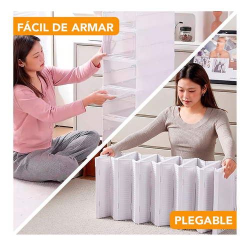 Gabinete zapatera Chinatown EOLAND ZAPATERA 6 NIVELES color blanco