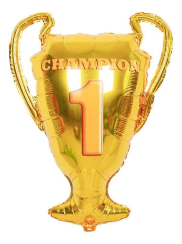 Globo Metalizado Trofeo Champion Celebración Campeonato