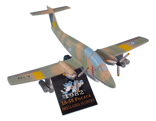 Maqueta Avión Guerra Argentino Ia-58 Pucara Malvinas