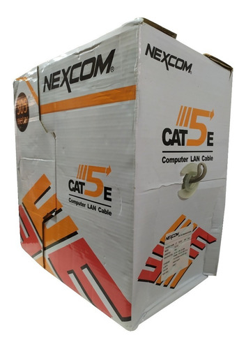 Cable Utp Categoria 5e Red Telefono Nexcom Bobina 305 Mts