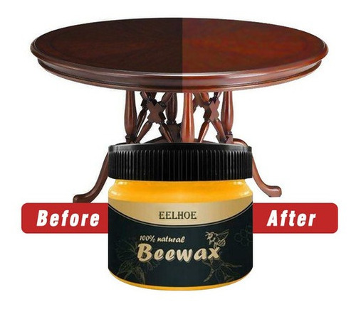 2 Piezas De Cera De Abejas Eelhoe Furniture Pulida Con Mulo