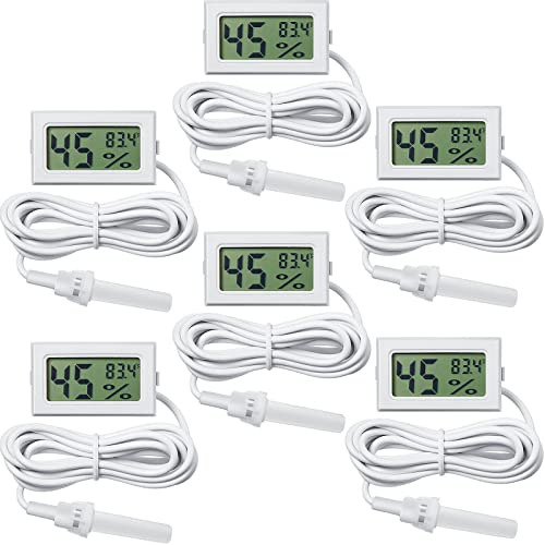 Mini Digital Thermometer Hygrometer With Probe Indoor T...