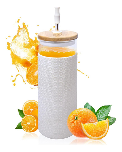 Copa De Boba Reutilizable De Zka Global 24 Oz Con Tapa De 2