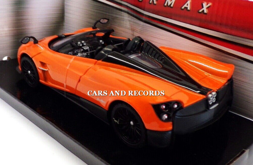 Pagani Huayra Roadster - Nuevo Con Caja - Motormax 1/24 Naranja