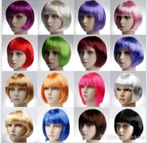 Comprar Peruca Curta Cosplay Varias Cores Festas Baladas Fantasias