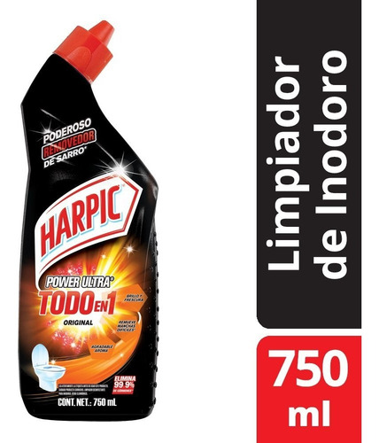 Harpic Power Plus 750 Ml Limpia Baños Líquido