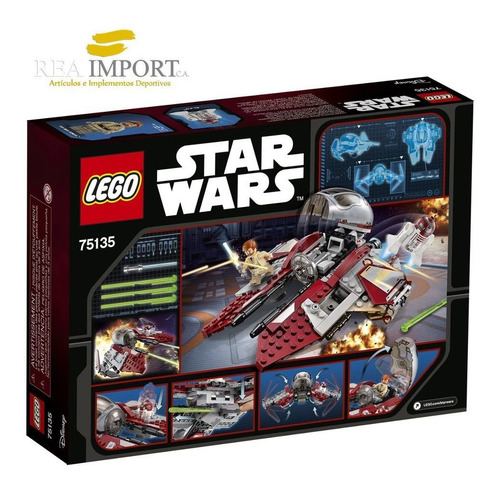 Lego Star Wars 215 Pzs Jedi Interceptor 75135 + 2 Minifigura