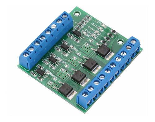 Modulo Tubo Mo Pwm 4 Canal Fet Amplificador Plc Placa