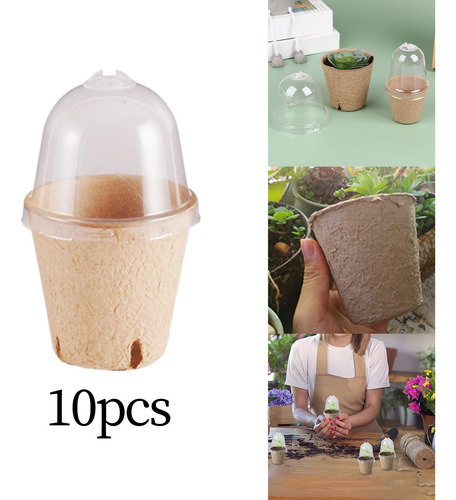 10 Macetas Para Vivero De Plantas, Macetas Para 8cm
