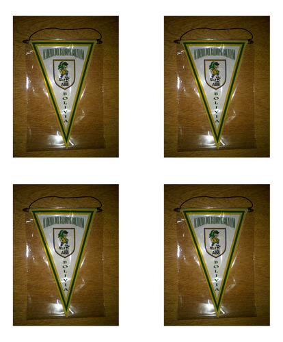 Banderin 37cm Paño Bolivia Academia Del Balompie Boliviano