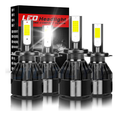 H7 Kit De Luz Alto/led Bajo Para Seat Ibiza 2001 2002 -2020