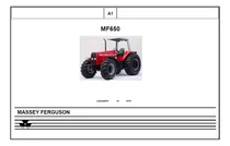 Comprar Manual De Repuestos Tractor Massey Ferguson 650