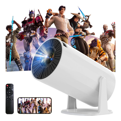 Proyector Inalámbrico Portátil | Plug & Play Hdmi In/usb/dc Blanco