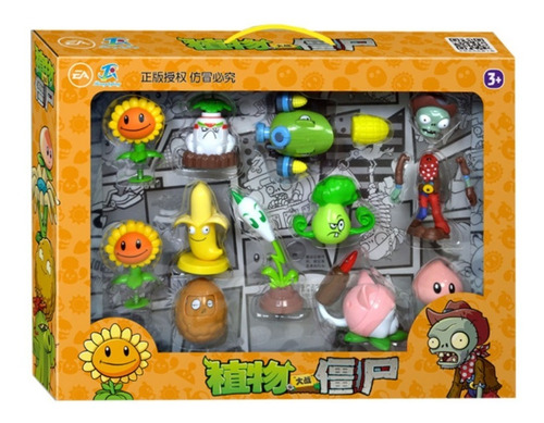 Juego Plantas Vs Zombies Colección Muñecos Juegos Infantil