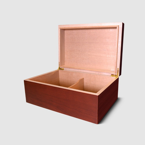 Humidor P/puros, De Cedro Cap 25-50 Puros Rouge Cherry