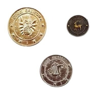 Set 3 Monedas Gringotts - Harry Potter
