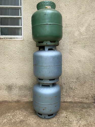 Imagem 2 de 4 de Botijão De Gás Glp Cozinha Casco Vasilhame Vazio 13kg P13