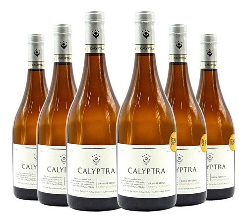 6 Vinos Calyptra Gran Reserva Sauvignon Blanc