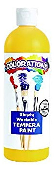 Pintura De Temperatura Lavable De Coloraciones Wstye, 16 Fl