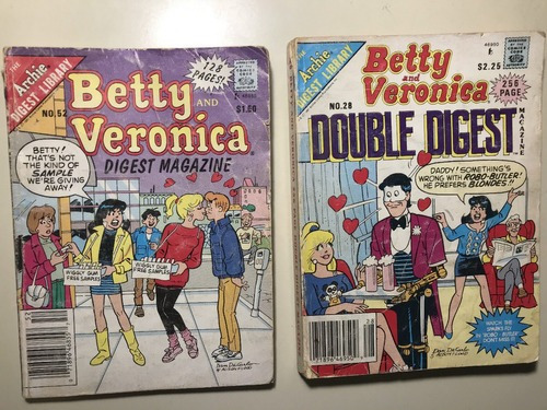 Historietas  Betty And Veronica  Originales 1991 