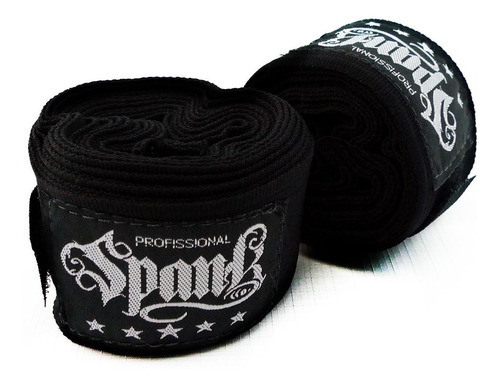 Imagem 2 de 8 de Bandagem Elasticá Spank - 3 Metros - Preta