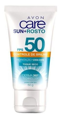 Protetor Facial Controle De Brilho Care Sun Fps50 50g - Avon