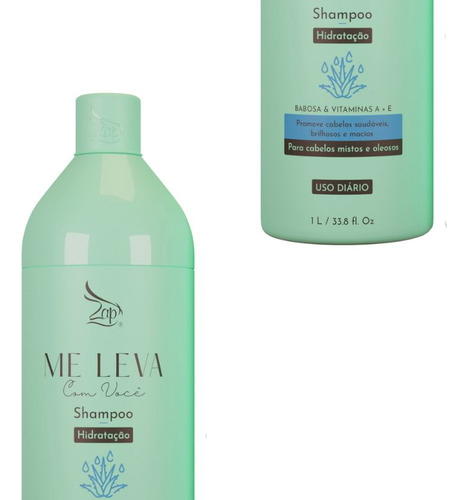 Zap 4 Un 1l Shampoo E Condicionador Babosa E Vitamina A+e