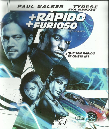 + Rápido + Furioso | Blu Ray Paul Walker Película Nuevo