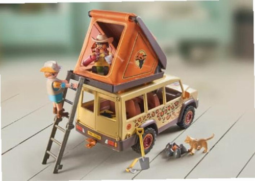 Playmobil Wiltopia Vehículo Todoterreno Con Leones